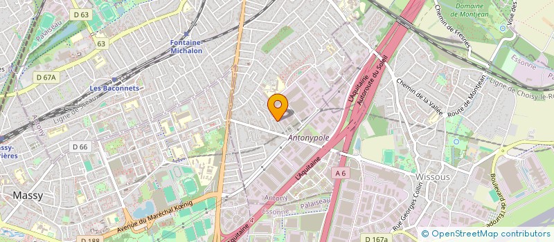 localisation de l'entreprise MONSIEUR ADAM ADAM ISA à ANTONY