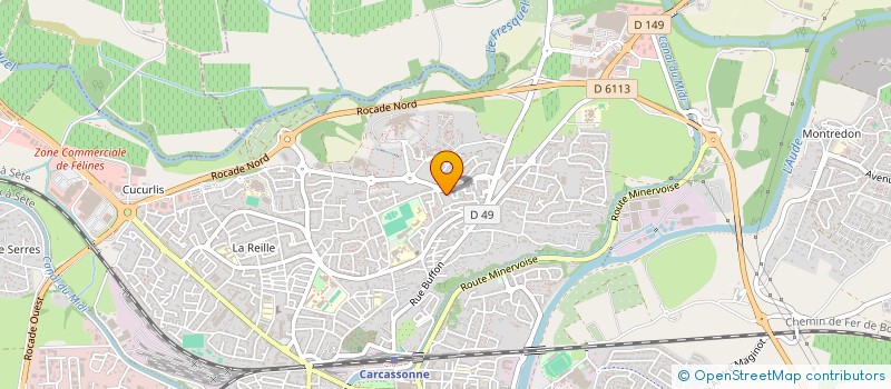 localisation de l'entreprise MONSIEUR ADAM ADANWE à CARCASSONNE