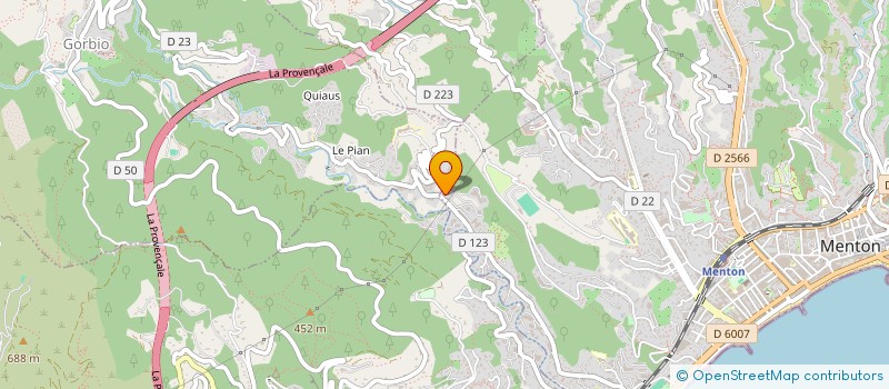 localisation de l'entreprise MONSIEUR ADAM AIT BAHA  MENTON