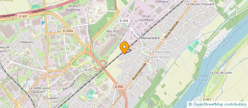 localisation de l'entreprise MONSIEUR ADAM AIT MEDDOUR  LA CHAUSSEE-SAINT-VICTOR