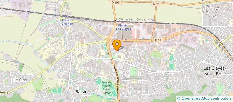 localisation de l'entreprise MONSIEUR ADAM AIT OUZDI  PLAISIR