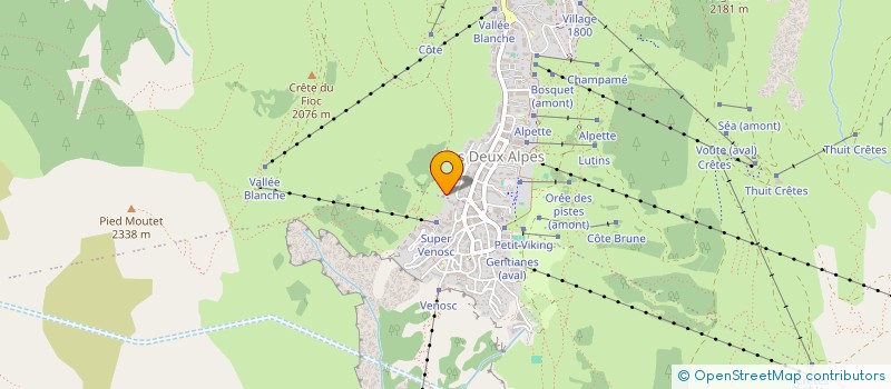 localisation de l'entreprise MONSIEUR ADAM ALBERT  LES DEUX ALPES