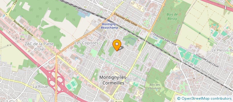 localisation de l'entreprise MONSIEUR ADAM ALESSANDRINI  MONTIGNY-LES-CORMEILLES