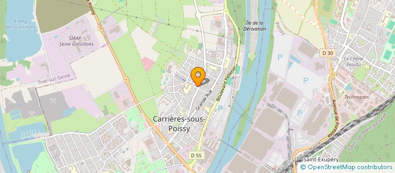 localisation de l'entreprise MONSIEUR ADAM ALI MUMIN  CARRIERES-SOUS-POISSY