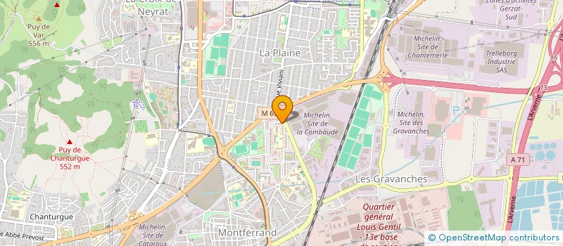 localisation de l'entreprise MONSIEUR ADAM ALIYEV  CLERMONT-FERRAND