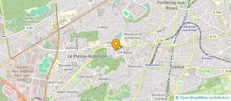 localisation de l'entreprise MONSIEUR ADAM ALOUACHE à LE PLESSIS-ROBINSON
