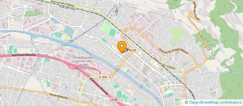 localisation de l'entreprise MONSIEUR ADAM AOUINI  CLUSES