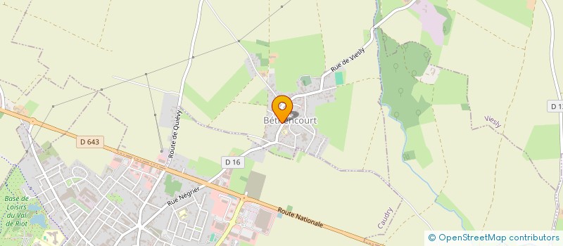 localisation de l'entreprise MONSIEUR ADAM ASCUDE  CAUDRY