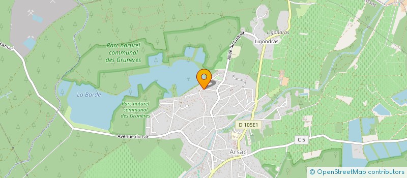 localisation de l'entreprise MONSIEUR ADAM AUGEAU  ARSAC