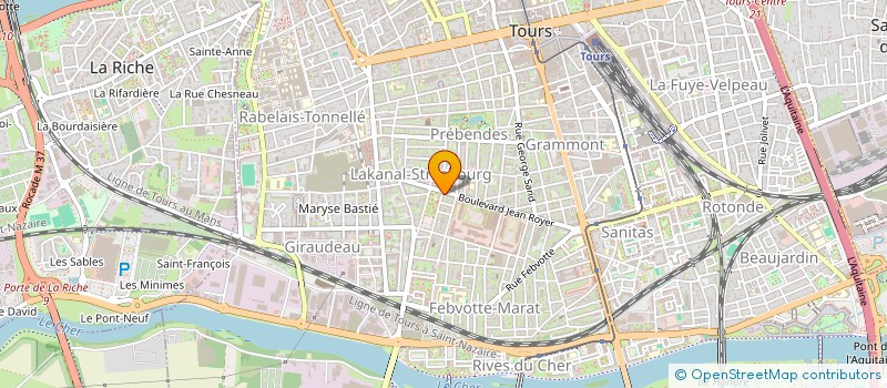 localisation de l'entreprise MONSIEUR ADAM AZIZI ALAOUI  TOURS