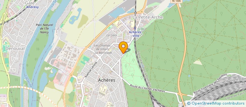 localisation de l'entreprise MONSIEUR ADAM AZZOUG  ACHERES