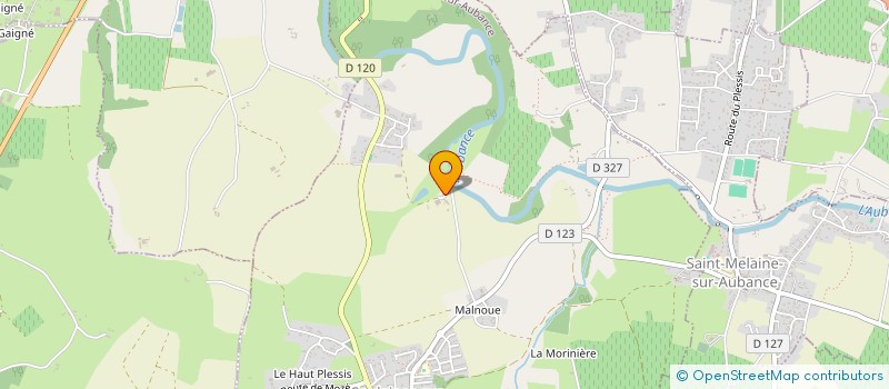 localisation de l'entreprise MONSIEUR ADAM BAIADA  SOULAINES-SUR-AUBANCE