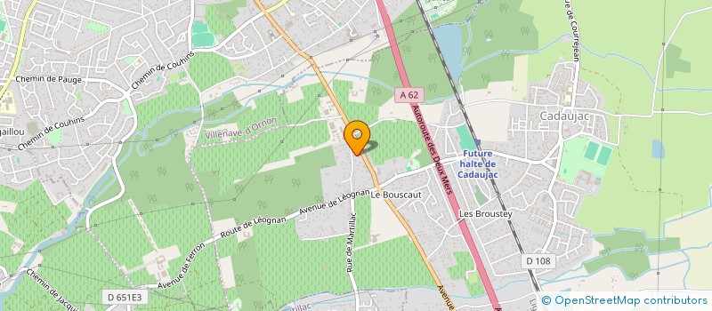 localisation de l'entreprise MONSIEUR ADAM BALSE-DAUGE  CADAUJAC