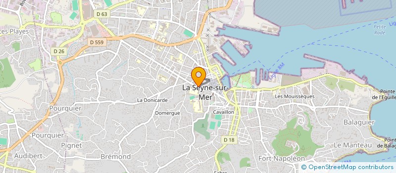 localisation de l'entreprise MONSIEUR ADAM BARKER  LA SEYNE-SUR-MER