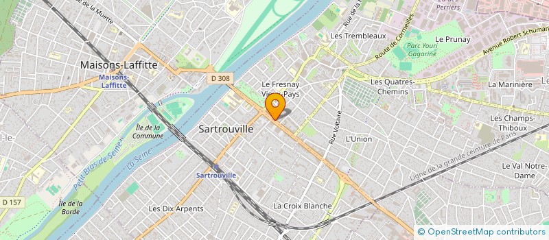 localisation de l'entreprise MONSIEUR ADAM BEN HAMIDA à SARTROUVILLE