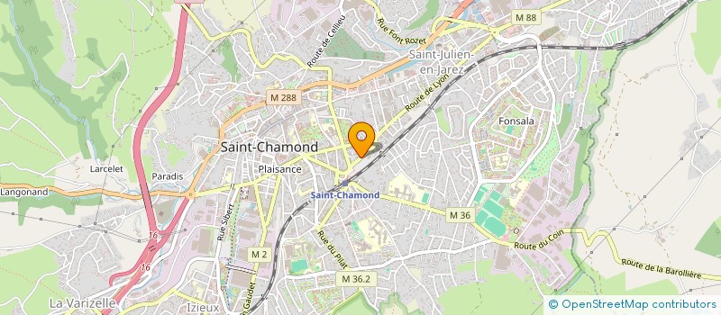 localisation de l'entreprise MONSIEUR ADAM BENBARA à SAINT-CHAMOND