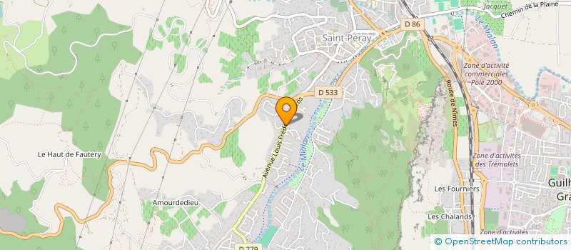 localisation de l'entreprise MONSIEUR ADAM BENNAOUM  SAINT-PERAY