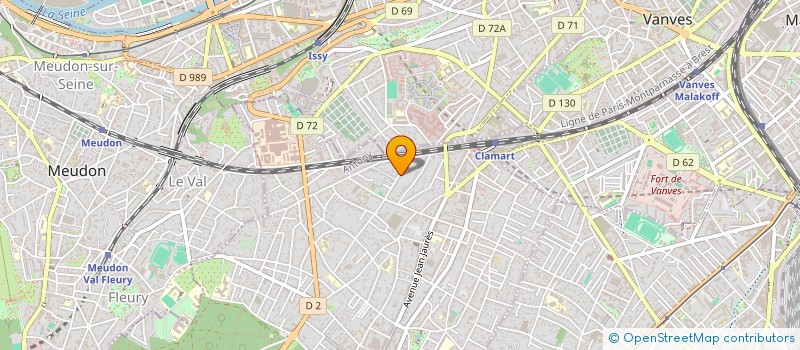 localisation de l'entreprise MONSIEUR ADAM BIRSTEIN à CLAMART