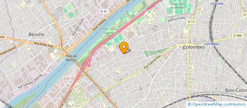 localisation de l'entreprise MONSIEUR ADAM BORGMANN à COLOMBES