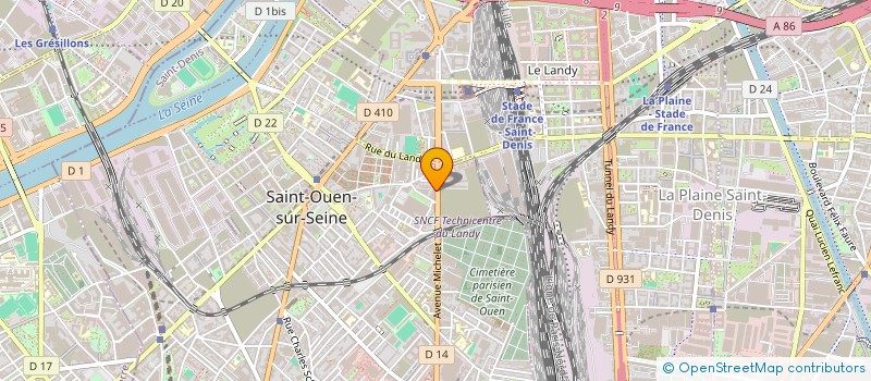 localisation de l'entreprise MONSIEUR ADAM BORJI à SAINT-OUEN-SUR-SEINE