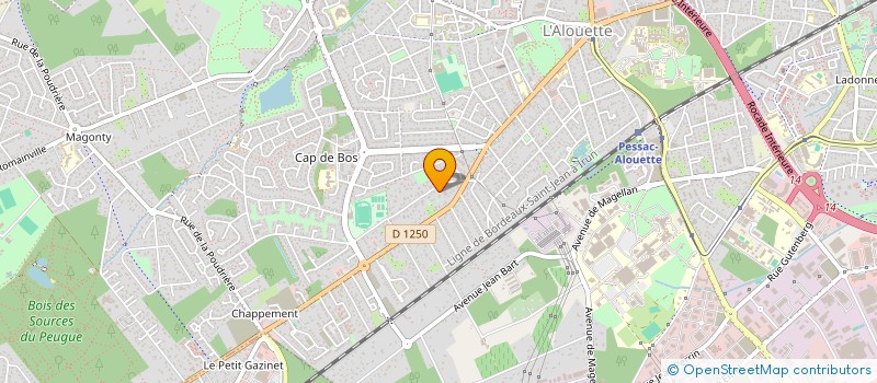 localisation de l'entreprise MONSIEUR ADAM BOUBADDI  PESSAC