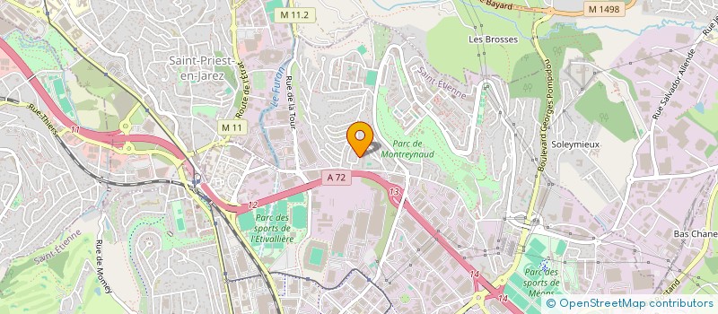 localisation de l'entreprise MONSIEUR ADAM BOUCIF  SAINT-ETIENNE