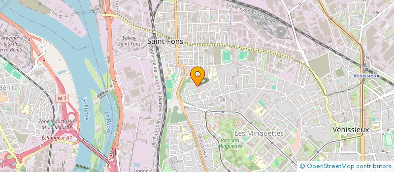 localisation de l'entreprise MONSIEUR ADAM BOUDJADI  SAINT-FONS