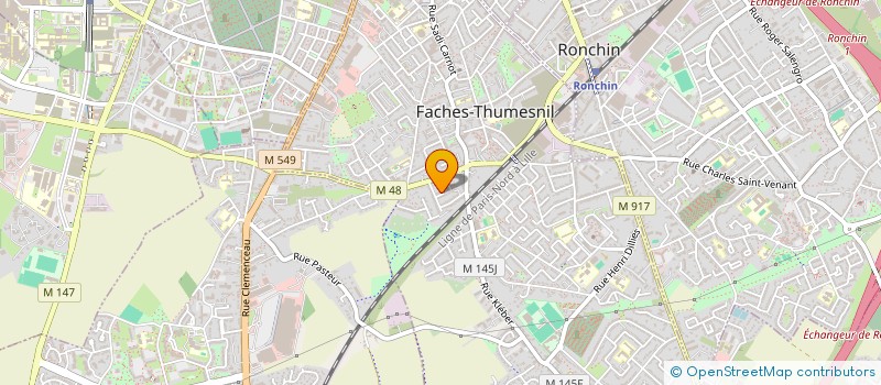 localisation de l'entreprise MONSIEUR ADAM BOUKABOUS  FACHES-THUMESNIL