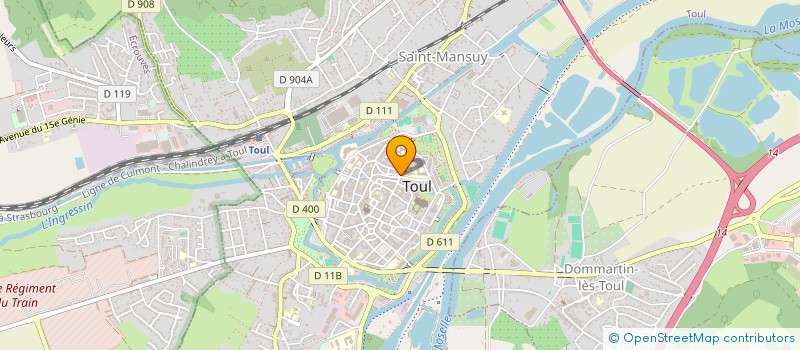 localisation de l'entreprise MONSIEUR ADAM BOULASSEL à TOUL