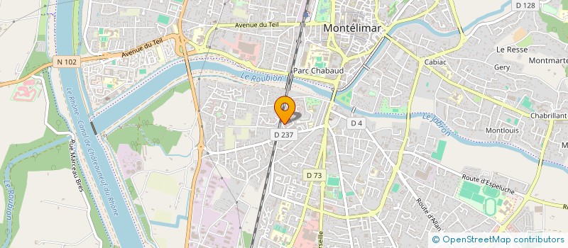 localisation de l'entreprise MONSIEUR ADAM BOUSSETRA  MONTELIMAR