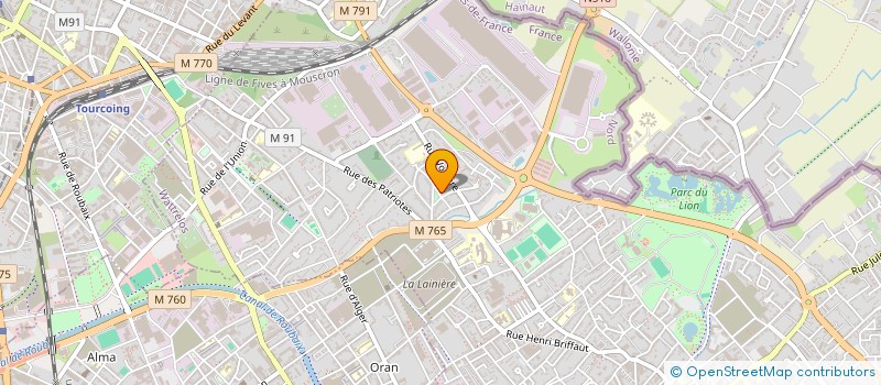 localisation de l'entreprise MONSIEUR ADAM BOUTARTOUR  WATTRELOS