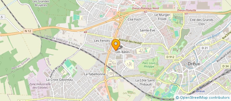 localisation de l'entreprise MONSIEUR ADAM BRAHIMI à DREUX