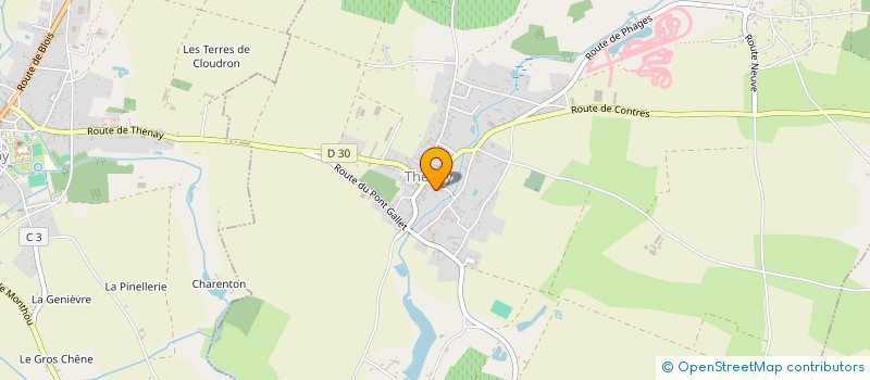 localisation de l'entreprise MONSIEUR ADAM BUDZIUS  LE CONTROIS-EN-SOLOGNE