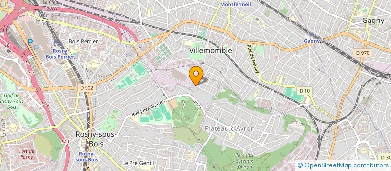 localisation de l'entreprise MONSIEUR ADAM BUHALLUT à ROSNY-SOUS-BOIS