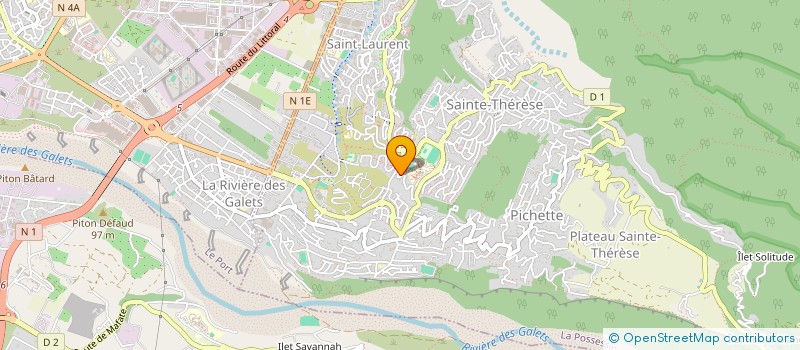 localisation de l'entreprise MONSIEUR ADAM CADET  LA POSSESSION