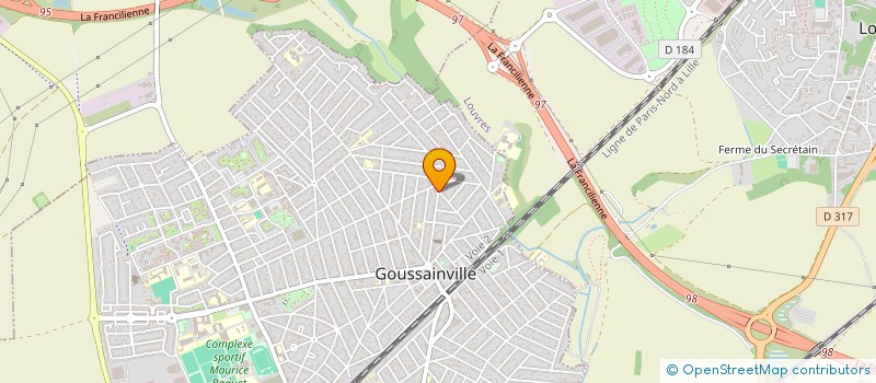 localisation de l'entreprise MONSIEUR ADAM CARCHAF  GOUSSAINVILLE