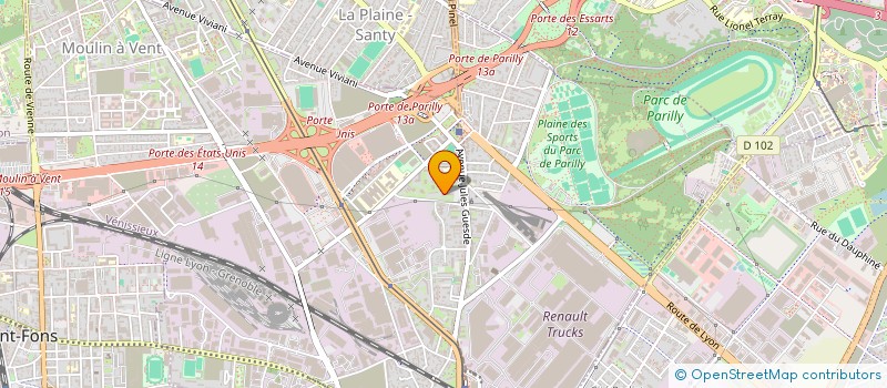 localisation de l'entreprise MONSIEUR ADAM CHAMPEL  VENISSIEUX