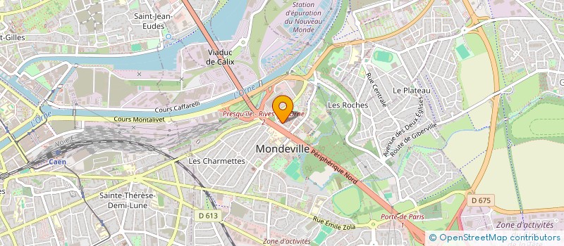 localisation de l'entreprise MONSIEUR ADAM CHERIF KHAMIS  MONDEVILLE