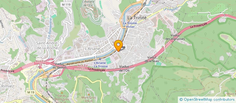 localisation de l'entreprise MONSIEUR ADAM CHETIOUI  LA TRINITE