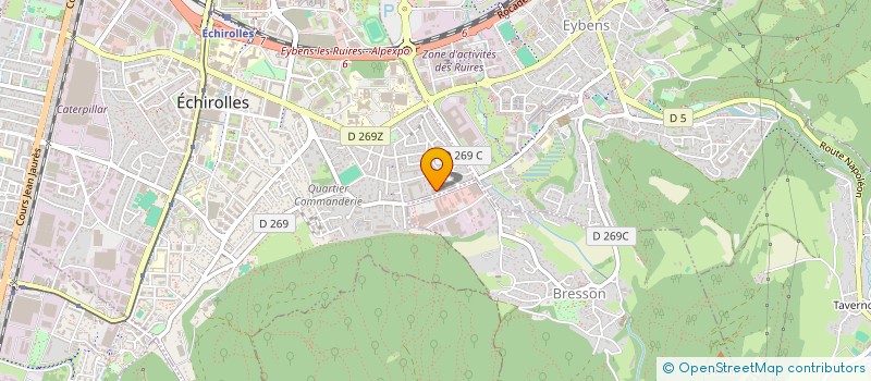localisation de l'entreprise MONSIEUR ADAM CHIROUF à ECHIROLLES