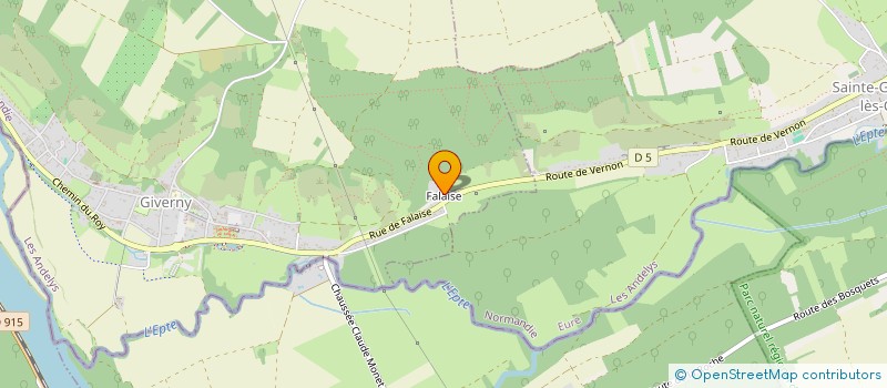 localisation de l'entreprise MONSIEUR ADAM CLISSON  GIVERNY