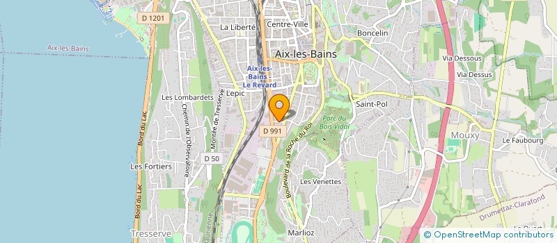 localisation de l'entreprise MONSIEUR ADAM COHEN SOLAL à AIX-LES-BAINS