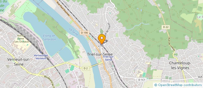 localisation de l'entreprise MONSIEUR ADAM COLOME  TRIEL-SUR-SEINE