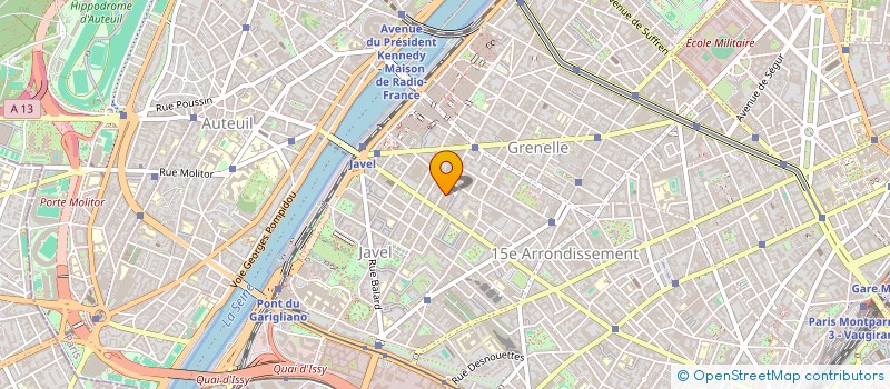 localisation de l'entreprise MONSIEUR ADAM DA COSTA  PARIS