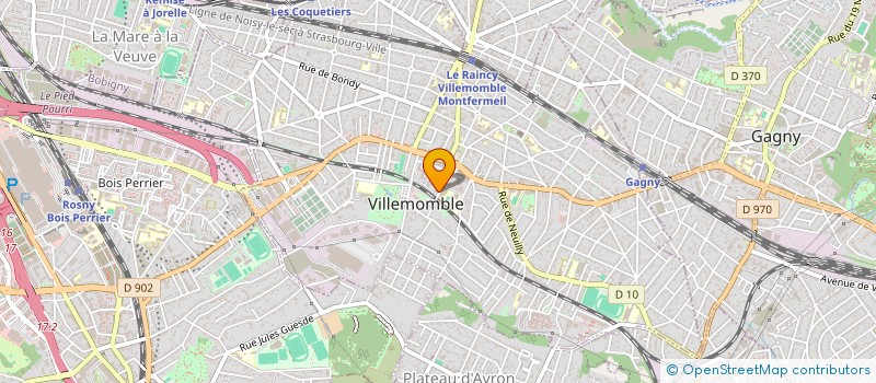 localisation de l'entreprise MONSIEUR ADAM DAHMANI  VILLEMOMBLE