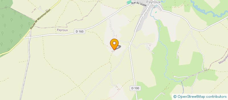 localisation de l'entreprise MONSIEUR ADAM DANIEL à PAYROUX