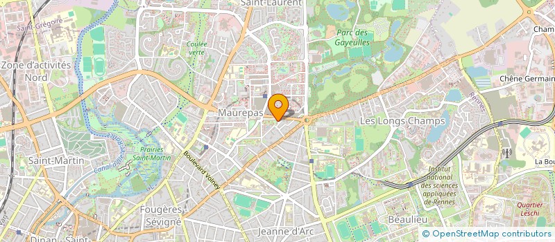 localisation de l'entreprise MONSIEUR ADAM DANIEL  RENNES