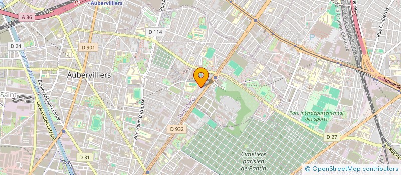 localisation de l'entreprise MONSIEUR ADAM DEBBOUZA  AUBERVILLIERS