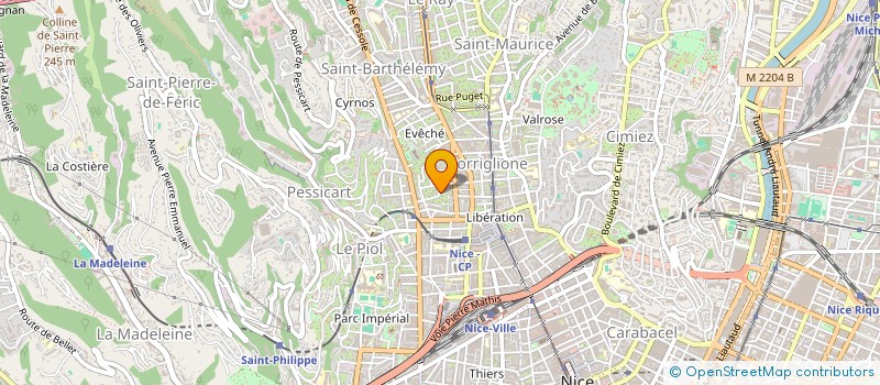 localisation de l'entreprise MONSIEUR ADAM DEWAR à NICE