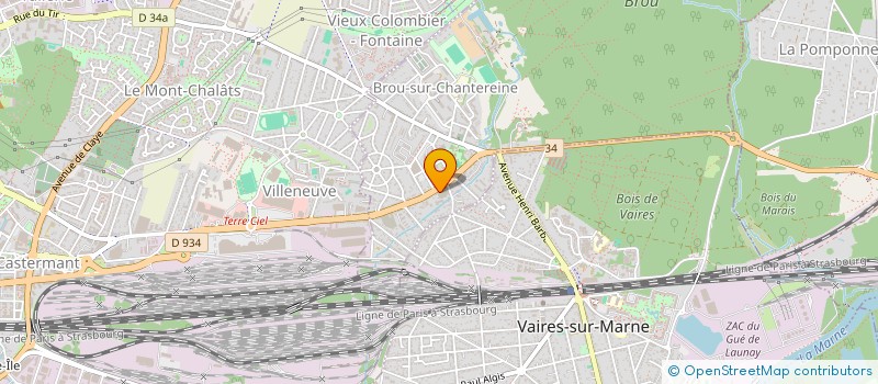 localisation de l'entreprise MONSIEUR ADAM DIALLO  CHELLES